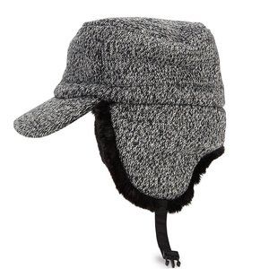 Surell Faux Fur Trimmed Fudd Hat